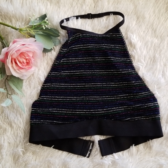 Victoria's Secret Metallic High Neck Brallet XS - Picture 1 of 8